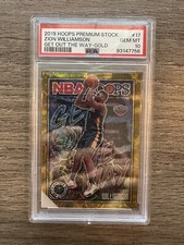 Zion Williamson 2019 RC Hoops Premium Stock GOLD Get Out The Way /10 PSA10