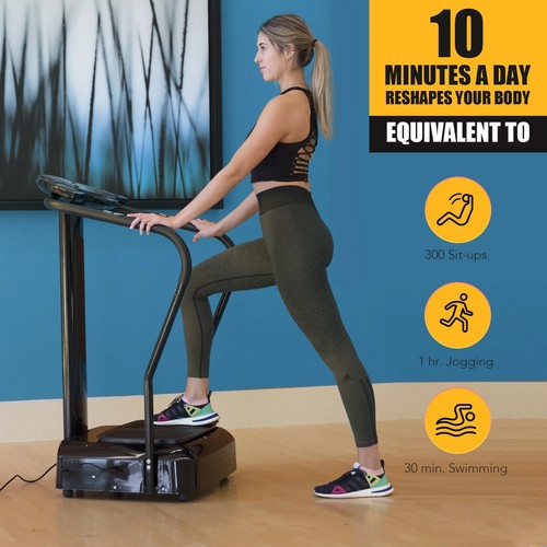 2000W Whole Body Vibration Platform Exercise Machine with MP3 Player 180 Speed - Picture 3 of 9