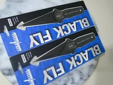 Cold Steel Black Fly Double Throwing Knife Spears 2 Pc Set Spring Steel 8" OA 