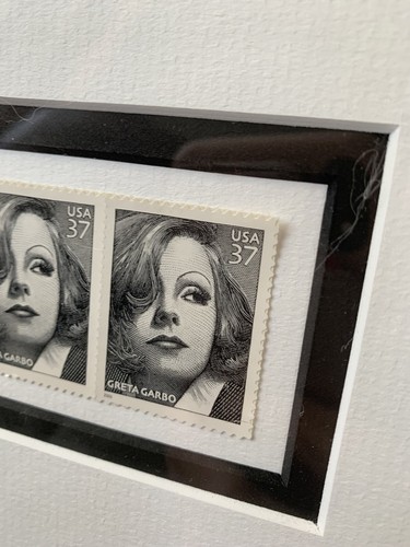 GRETA GARBO Four 37 CENT Stamps Expertly Framed 8” X 11” - Picture 2 of 6