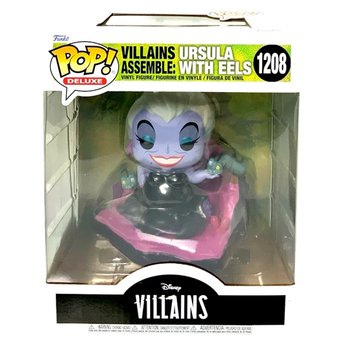 Funko Pop! Deluxe 1208 Disney Villains Assemble 6” Ursula With Eels Special