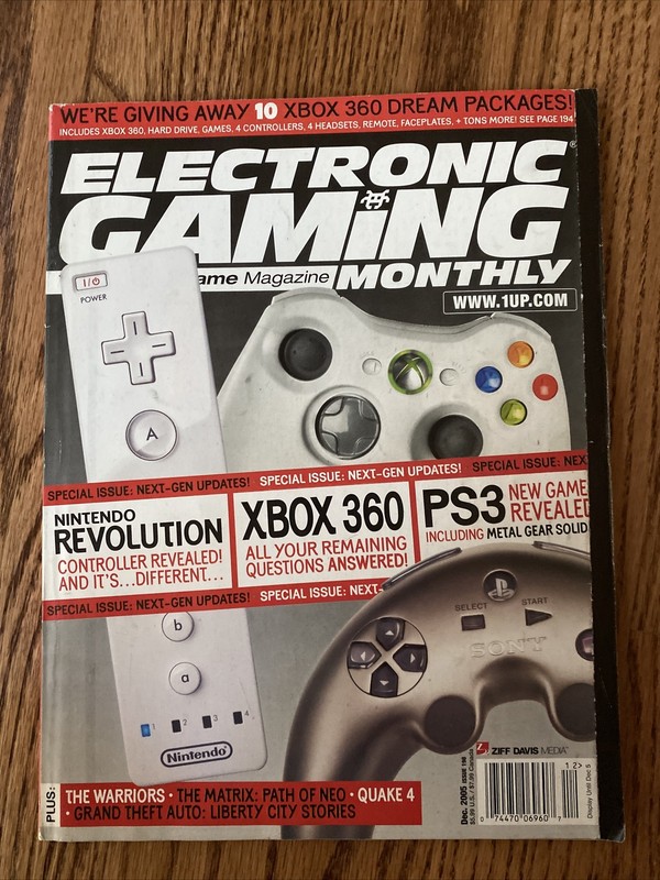 0074470069607 Electronic Gaming Monthly Magazine Dec. 2005 Issue 198 Next Gen