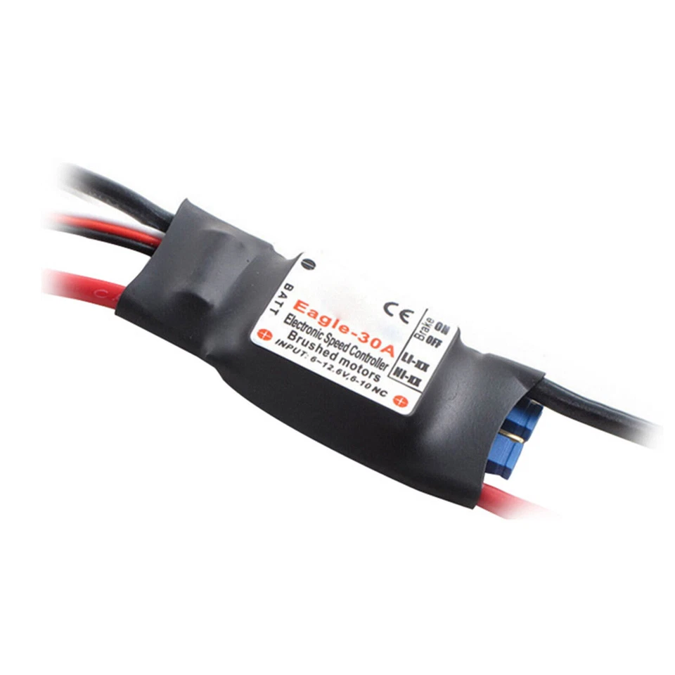 Hobbywing Eagle 30A Brushed ESC W/1A BEC Speed Controller For Brushed Motor Ho8Y - Image 2 of 4