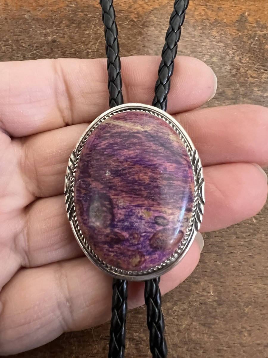 Fantastic Zuni Purple Agate Sterling Silver Bracelet Native American Fantastic Zuni Purple Agate Sterling Silver Bracelet Native American