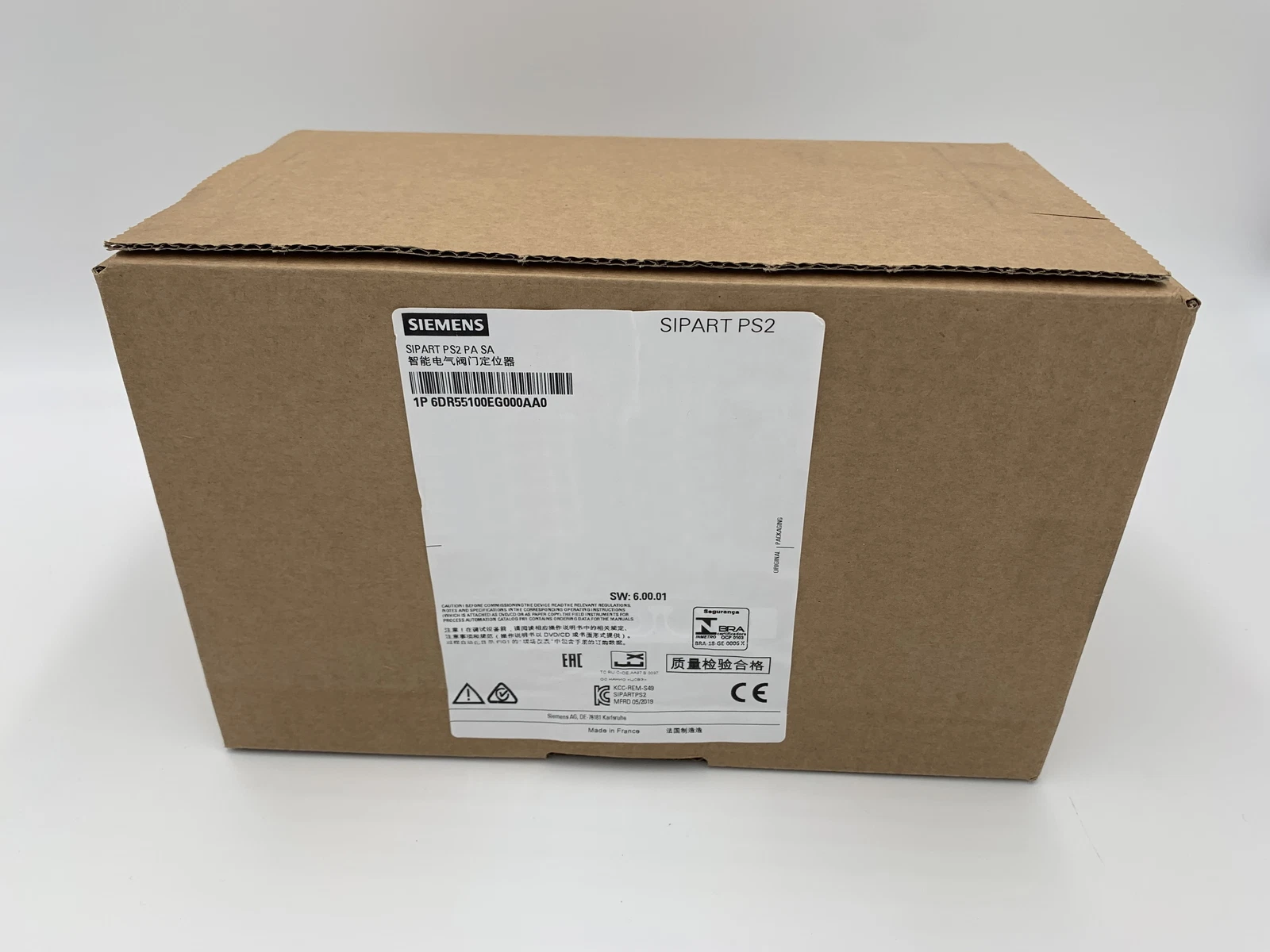 Siemens 6DR5510-0EG00-0AA0 SIPART PS2 Smart, electropneumatic positioner, PROFIBUS PA, Ex/nEx, si... — Accessori generali