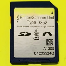 Ricoh Lanier Savin Printer Scanner SD card Type 3352 for MP 2352 2852 3352 PSCN
