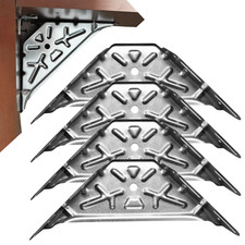 Supporti Angolari Reggirete Letto - Kit Da 4 Pz - Per Struttura Letto