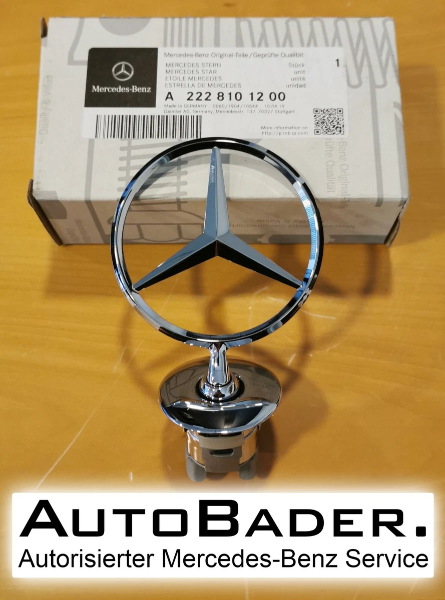 Original Mercedes Stern Motorhaube C-Klasse W205 S205 S-Klasse 