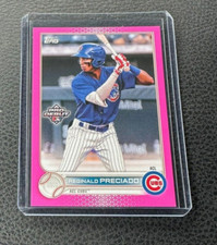 2022 Topps Pro Debut Reginald Preciado Pink Fuchsia Parallel 167/199
