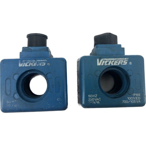 Lot De 2 Bobines Solénoïdes 50Hz 220VAC 700/105VA VICKERS 617476