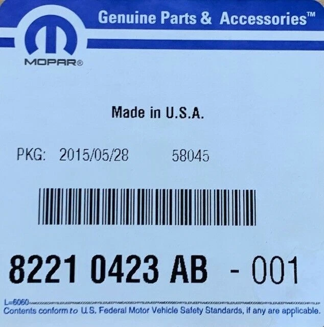 KIT ALFOMBRILLA CARGA DODGE NITRO 2007-2011 82210423AB - NUEVO OEM Foto 3 de 3