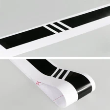 2Pcs Side Stripes Car Body Sticker Decal Wrap Vinyl Trim Accessories