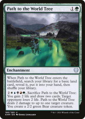 PATH TO THE WORLD TREE x4 mtg NM-M Kaldheim 4 Unc