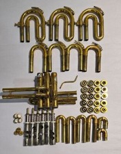 King 1124 Marching Baritone Replacement Parts in Dark Gold