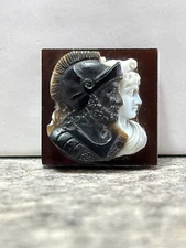 Cameo Couple Greek Roman Gods Mars Ares Venus Aphrodite Sardonyx 19th Century