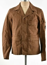 C.P. (CP) Company NWT Lightweight Blazer/Overshirt Jacket Size L in Solid Brown
