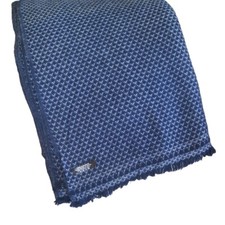 Cashmere 4 Ply Throw/Blanket Hand Loomed Nepal 2 Color Silver  Black