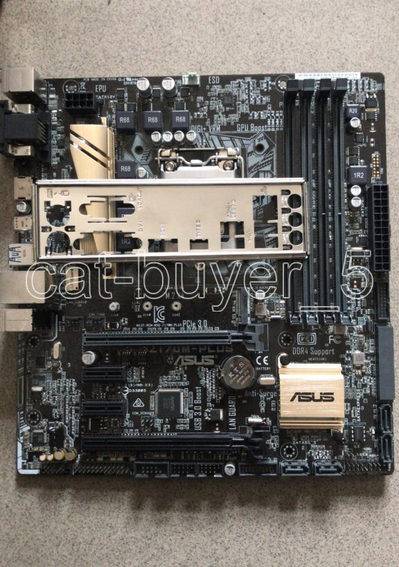 ASUS Z170M-PLUS LGA1151 Asus Z170M-PLUS Micro ATX LGA1151