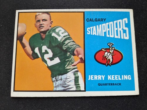 Jerry Keeling #17 1964 Topps CFL card