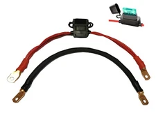 Tektrum Battery Interconnecting Cable Set -2 Gauge 1' - 120A Fuse (RING-CBL-SET)