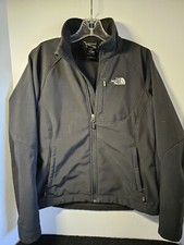 Women  s The North Face Apex Bionic Fleece Lined Softshell Jacket Black Sz Small