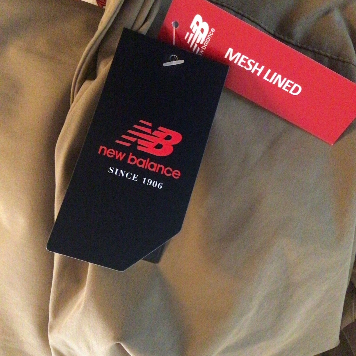 NEW Men's LARGE New Balance Men's Athletic Pants Khaki/Tan