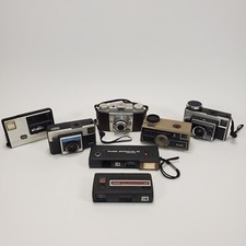 Vintage Lot Kodak Cameras Over the Years: Pony Instamatic Tele Hawkeye Ektralite
