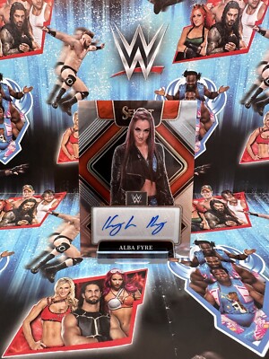 Alba Fyre (Kay Lee Ray) Panini WWE Select 2022 Signatures Base Auto #SG-KLR