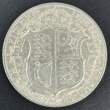 Great Britain George V 1926 Silver Half Crown Good Lustre Coin Modified Effigy