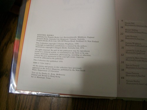 RARE KIDS BOOK EMU STEW STORIES AND POEMS FOR CHILDREN 1976 HC DJ - Foto 5 di 10
