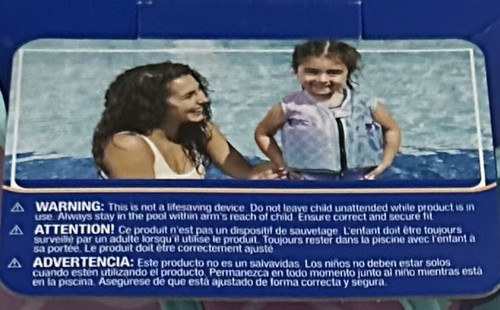 Child’s Mermaid Swim Vest Ages 2-4 Years - Bild 6 von 6