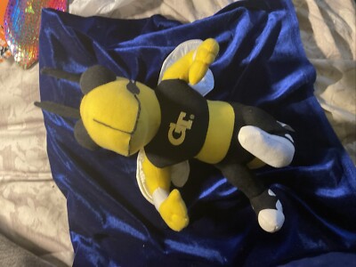 Georgia Tech University Mascot MUSICAL 11'' Buzz Bee Yellow Jackets Plush Toy