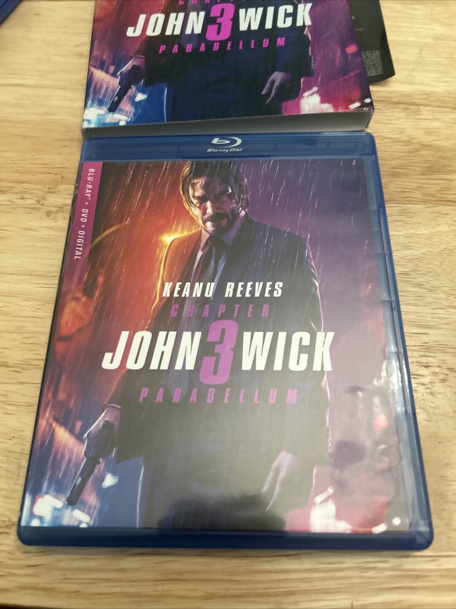 John Wick: 2-Film Collection + John Wick 3 ( Blu Ray&DVD)Authentic