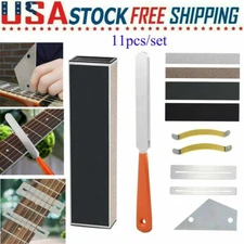 11X Guitar Fingerboard Luthier Tool Guitar Fret Crowning File Fret Leveling Beam