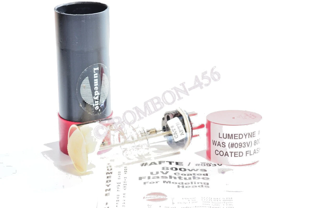 Tube Flash Lumedyne AFTE / 093V 800Ws Avec Revêtement UV - Testé, Comme Neuf (Old Stock)