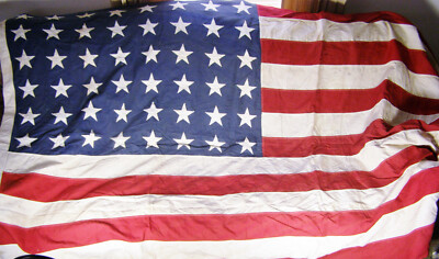 vintage USA flag 48star 星条旗 ヴィンテージ American Flag | 48 Star Antique Vintage US Flag | Silk | 35 by 24