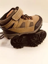 OZARK TRAIL Boy's Tan Mid-Cut Rugged HIKER SHOES/BOOTS - Size 7-Flex Outsole-NWT