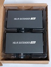 Receiver  Transmitter HD IP Extender 2 AC 5 V Adapters OEM New In Box Unbranded