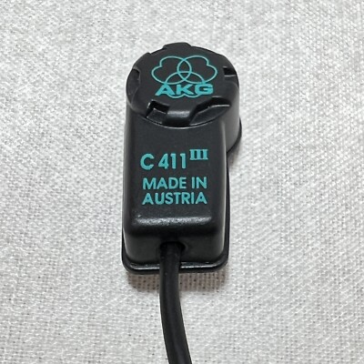 AKG C411 L C 411 III Miniature Condenser Vibration Pickup