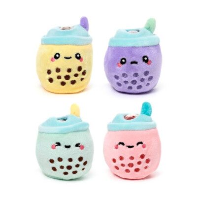 Quetschball Plüsch Bubble Tea Foodiemal Anti-Stressball Kollege Geschenk Büro  