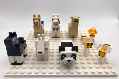 LEGO  Minecraft grosses Tier Set - 9 Tiere - Pferd Alpaca Kamel Ziege Axolotl