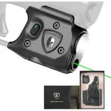 TSG Green Laser-Weapon Light-Holster Combo Fits: SLL-1 Springfield Hellcat