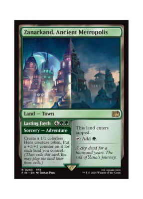 MTG FIN Zanarkand, Ancient Metropolis // Lasting Fayth 293 Regular