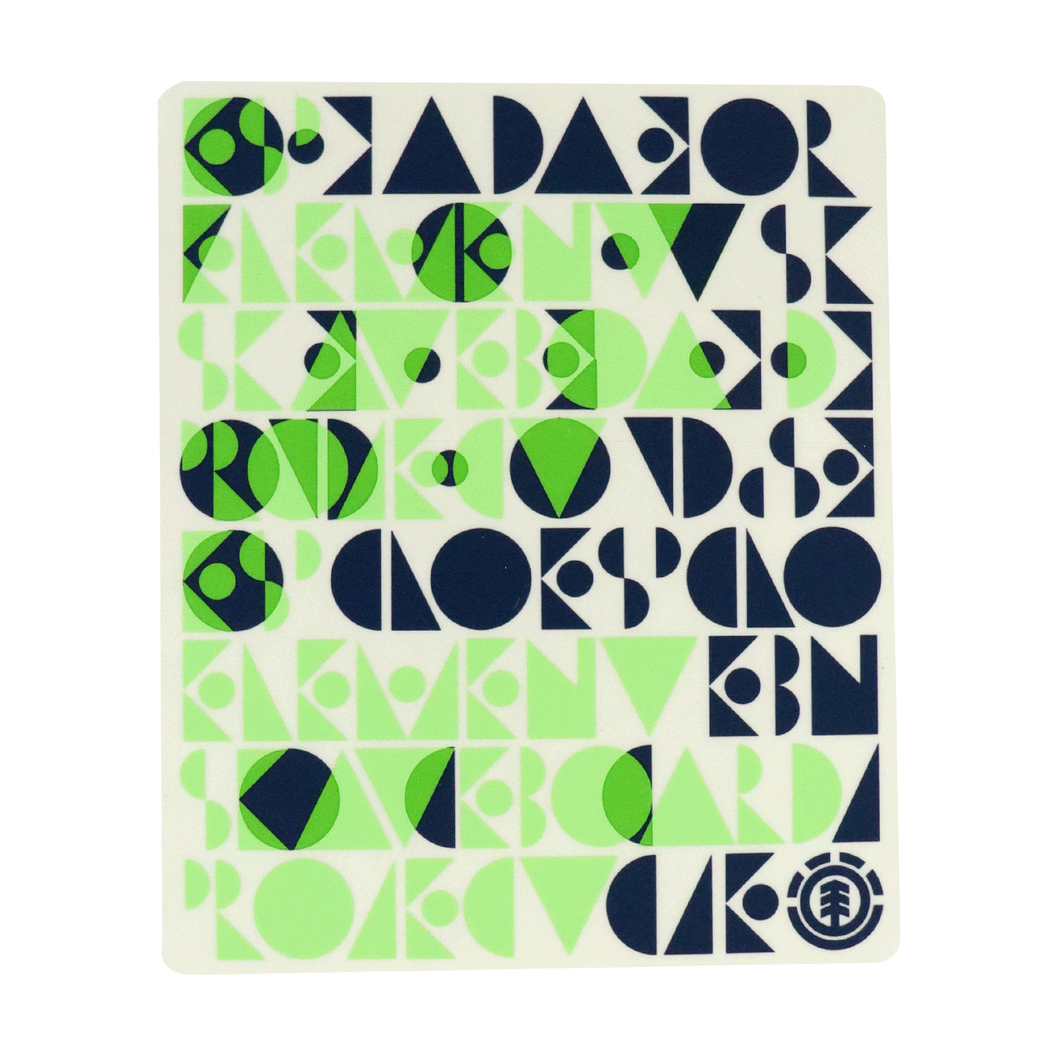Element Skateboard Sticker Construct