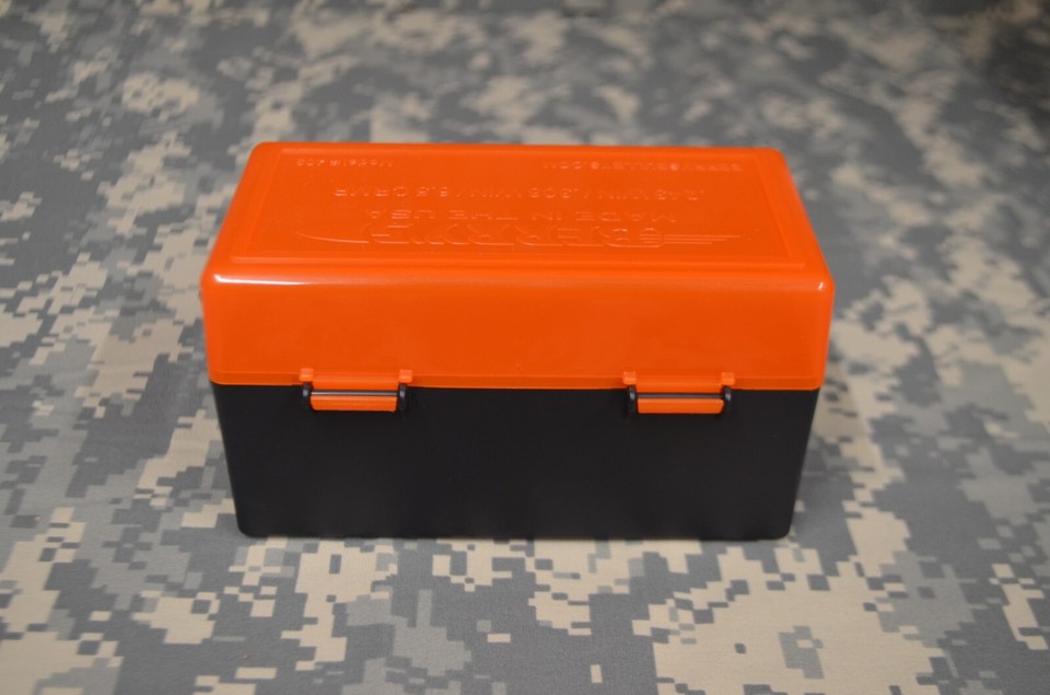 Berry's Plastic Ammo Storage Box - Clear, Holds 50 Rounds Of .308 / .243 Caliber 3 thumbnail image