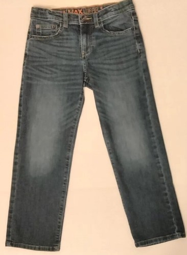Urban Pipeline Max Wear Boys Youth Denim Jeans 10 Straight Blue Stretch - Picture 2 of 8