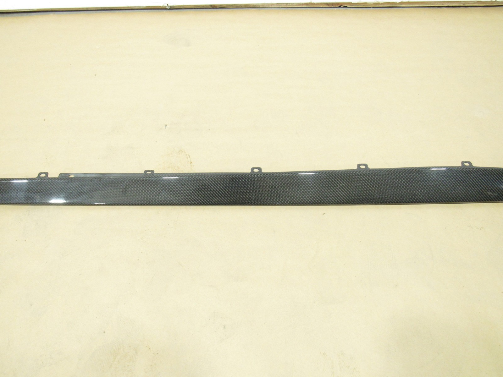 14-18 Aston Martin Vanquish 2014 Left Lower Plate Sill Blade Carbon Cover Y2