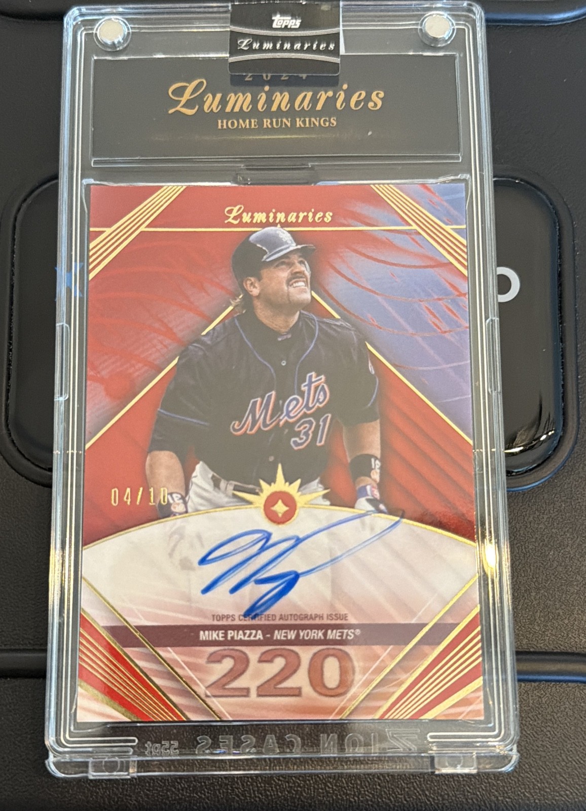 2024 Topps Luminaries - Home Run Kings Autographs Mike Piazza #HRK-MP2 Red...