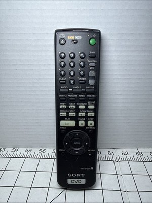 Sony RMT-D129A Remote Control for DVP-NS700P NS700V NS400D NC600B DVD Player OEM