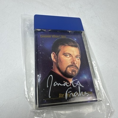 Jonatha Frake's Signed Star Trek Next Generation Card with COA In Case